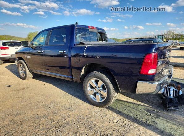 1C6RR7LM1JS354532 2018 RAM 1500 Blue Rear left
