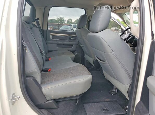 1C6RR7LM6GS260199 2016 RAM 1500 White Rear seats view