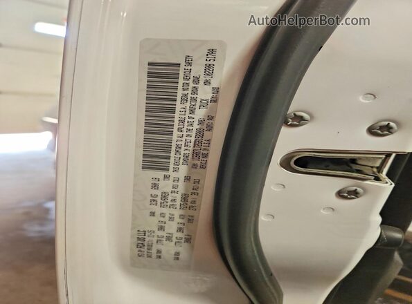 1C6RR7LT2GS152203 2016 RAM 1500 White Vista de la etiqueta del VIN