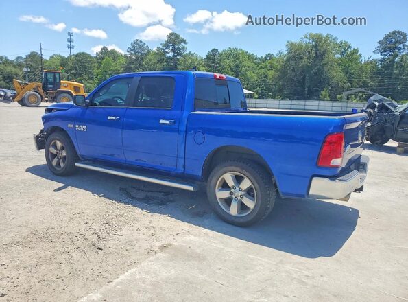 1C6RR7LT2JS316167 2018 RAM 1500 Blue Trasero izquierdo