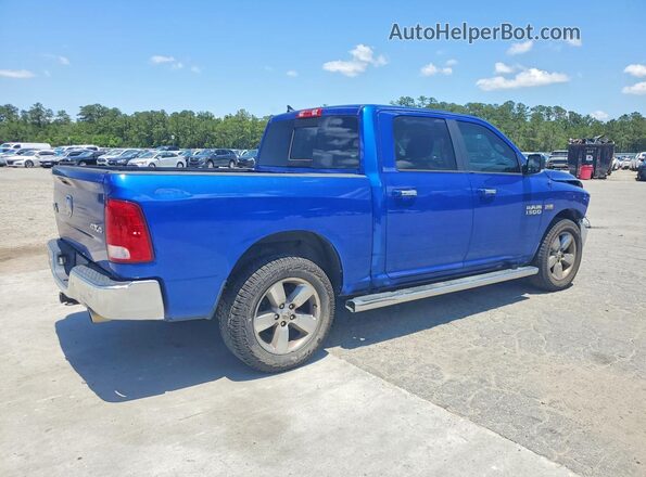 1C6RR7LT2JS316167 2018 RAM 1500 Blue Trasero derecho