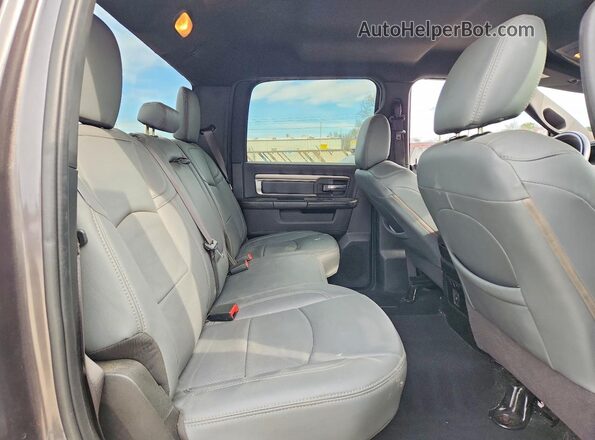 1C6RR7LT2MS500920 2021 RAM 1500 Gray Rear seats view
