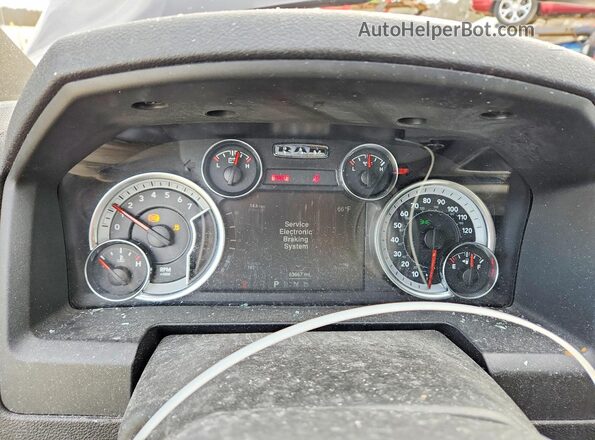 1C6RR7LT2MS500920 2021 RAM 1500 Gray Instrument cluster view