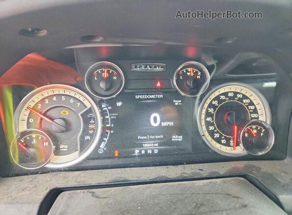 1C6RR7LT3GS138407 2016 RAM 1500 Белый Вид щитка приборов