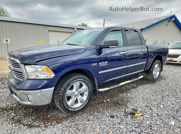 1C6RR7LT3JS343538 2018 RAM 1500 Синий Передняя левая четверть