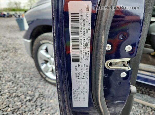 1C6RR7LT3JS343538 2018 RAM 1500 Синий Вид подкапотного пространства