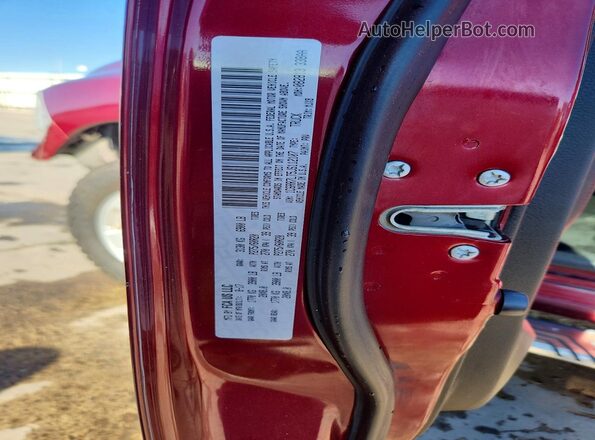 1C6RR7LT5JS112107 2018 RAM 1500 Burgundy Widok komory silnika