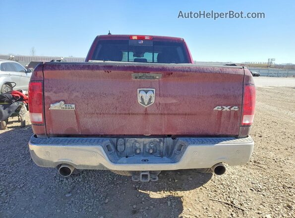 1C6RR7LT5JS352208 2018 RAM 1500 Burgundy Вид ззаду