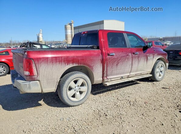 1C6RR7LT5JS352208 2018 RAM 1500 Burgundy Задня права чверть