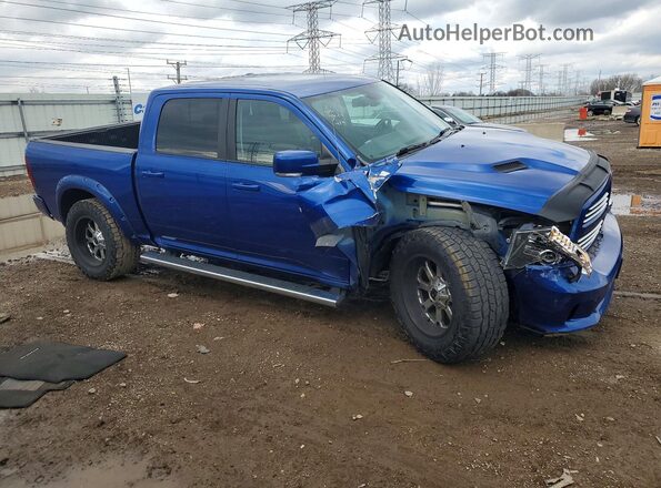 1C6RR7MT1GS217833 2016 RAM 1500 Blue Передня права чверть