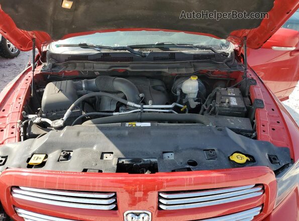 1C6RR7MTXGS290487 2016 RAM 1500 Red Widok wnętrza z tyłu