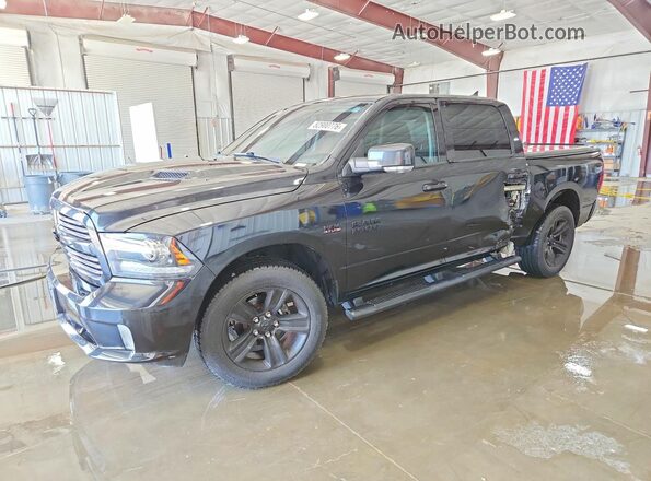 1C6RR7MTXGS349733 2016 RAM 1500 Black Przód lewy