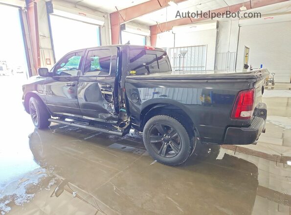 1C6RR7MTXGS349733 2016 RAM 1500 Black Tył lewy