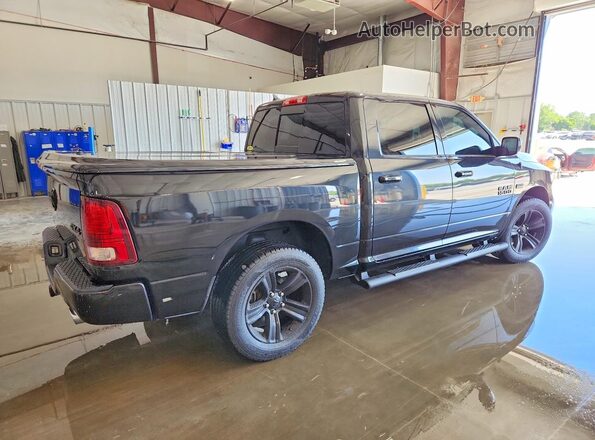 1C6RR7MTXGS349733 2016 RAM 1500 Black Tył prawy