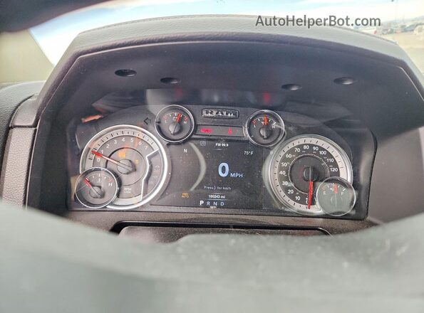 1C6RR7MTXJS259909 2018 RAM 1500 Белый Вид щитка приборов