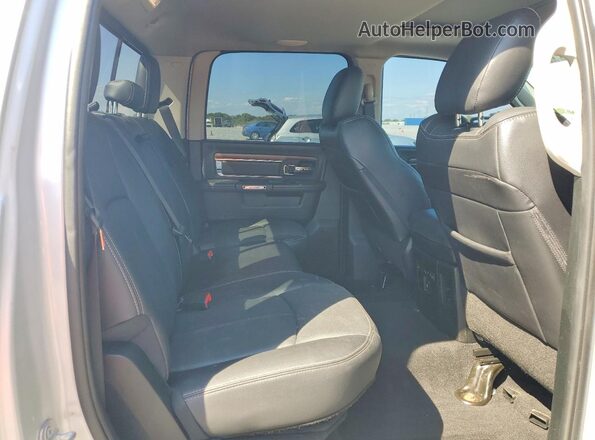 1C6RR7NT0JS208837 2018 RAM 1500 Silver Rear seats view