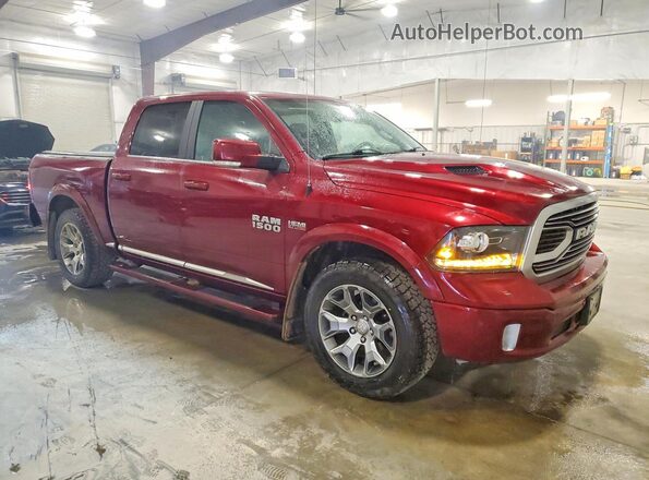 1C6RR7PT9JS113223 2018 RAM 1500 Maroon Przód prawy