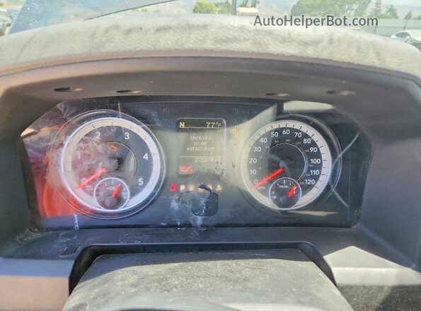 1C6RR7SM2GS173286 2016 RAM 1500 Charcoal Вид щитка приладів