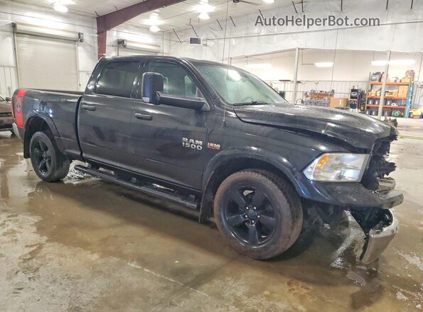 1C6RR7TT3JS165839 2018 RAM 1500 Черный Передняя правая четверть