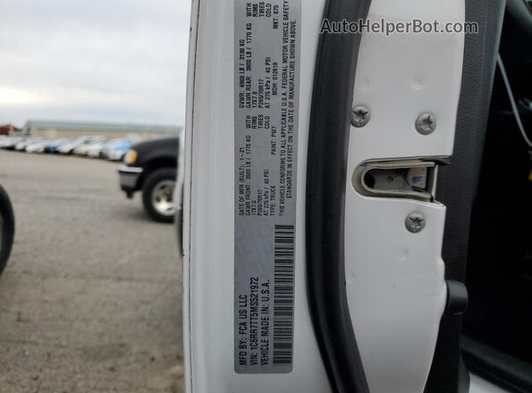 1C6RR7TT5MS521972 2021 RAM 1500 White Widok komory silnika