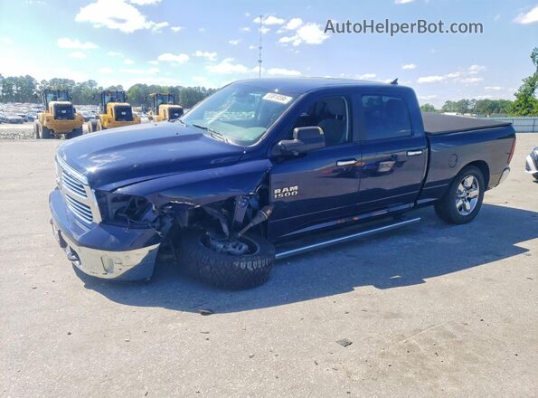 1C6RR7TT9JS302217 2018 RAM 1500 Blue Передня ліва чверть