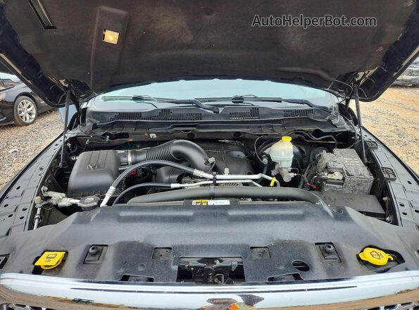 1C6RR7VT1GS280672 2016 RAM 1500 Black უკანა სალონის ხედი