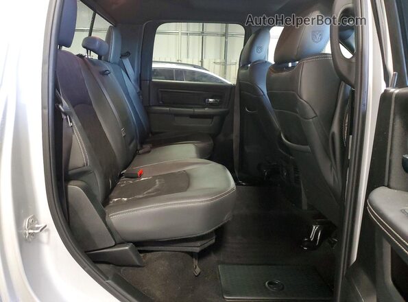 1C6RR7YT6JS122654 2018 RAM 1500 Silver Rear seats view