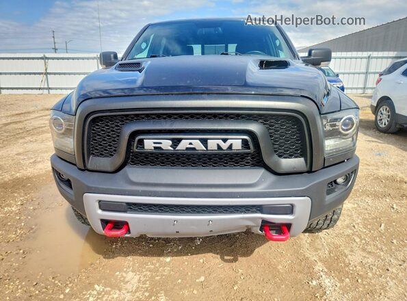 1C6RR7YT7JS204649 2018 RAM 1500 Black Widok z przodu