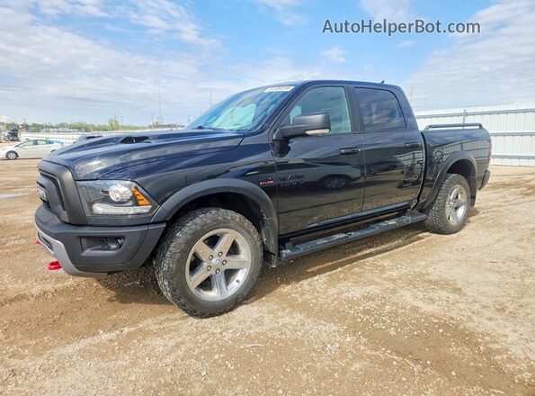 1C6RR7YT7JS204649 2018 RAM 1500 Black Przód lewy