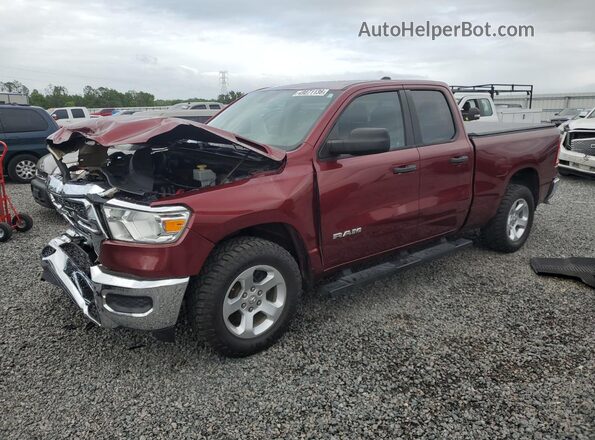 1C6RRECT2KN801011 2019 RAM 1500 Red Առջևի ձախ երեք քառորդ տեսարան