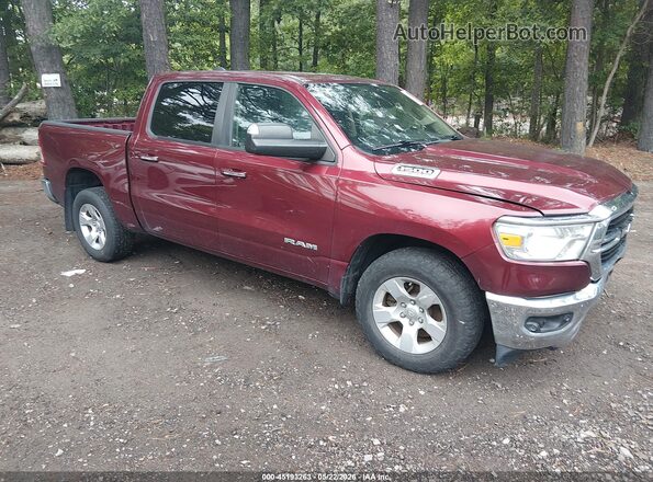 1C6RREFT5KN660916 2019 RAM 1500 Красный Передняя правая четверть