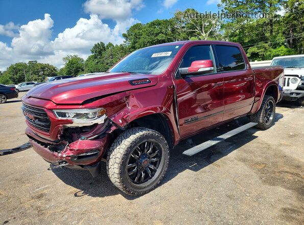 1C6RREHT4NN399134 2022 RAM 1500 Burgundy Vista tres cuartos delantera izquierda