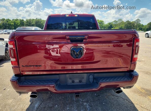 1C6RREHT4NN399134 2022 RAM 1500 Burgundy Vista trasera
