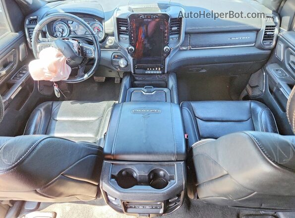 1C6RREHT6KN847689 2019 RAM 1500 Silver Widok deski rozdzielczej