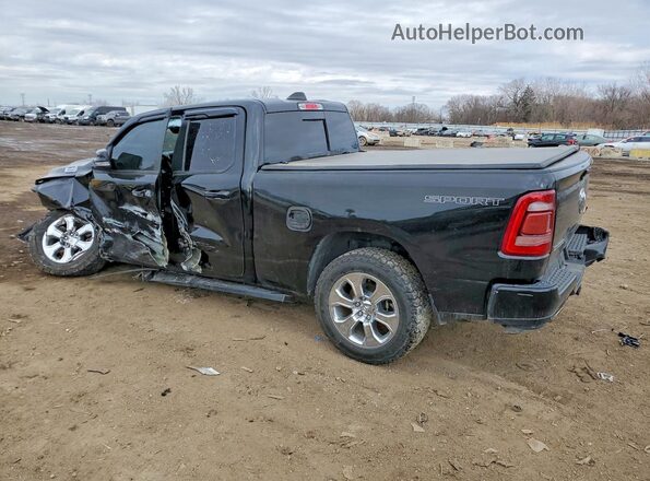 1C6SRFBT0MN527366 2021 RAM 1500 Черный Задняя левая четверть