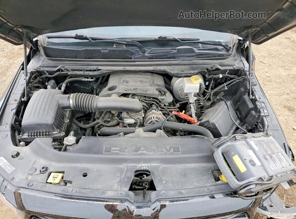 1C6SRFBT0MN527366 2021 RAM 1500 Черный Вид задней части салона