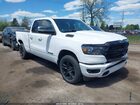 2021 Ram 1500 Big Horn  4x4 6'4 Box White vin: 1C6SRFBT0MN830289