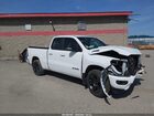 2022 Ram 1500 Big Horn  4x4 6'4 Box White vin: 1C6SRFBT3NN195280