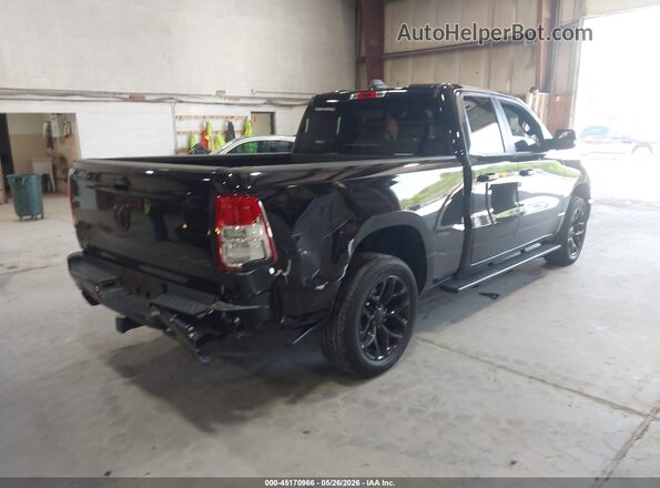 1C6SRFBT7KN886484 2019 RAM 1500 Черный Задняя правая четверть