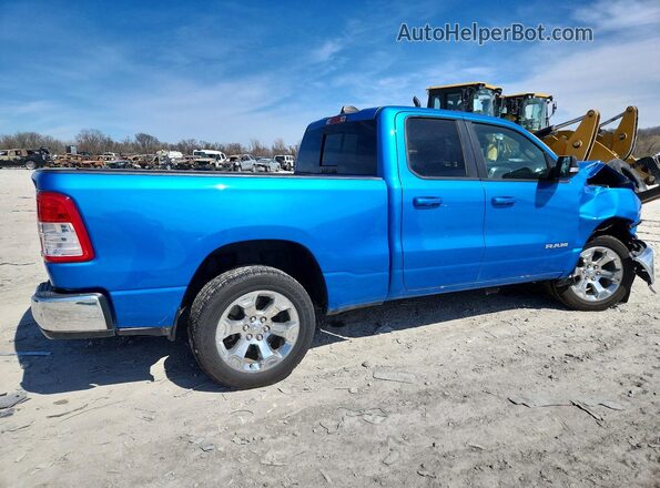 1C6SRFBT8MN687253 2021 RAM 1500 Синий Задняя правая четверть