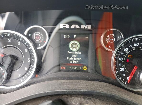 1C6SRFFP3SN658785 2025 RAM 1500 Серый Вид щитка приборов
