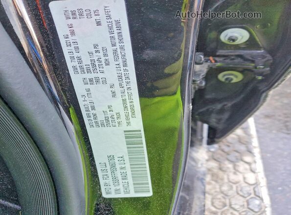 1C6SRFFP6SN607605 2025 RAM 1500 Черный Вид наклейки с VIN-кодом