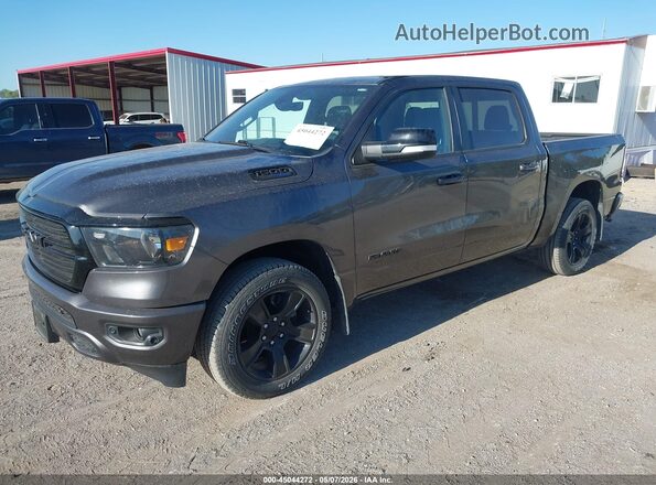 1C6SRFFT0MN588744 2021 RAM 1500 Черный Передняя левая четверть