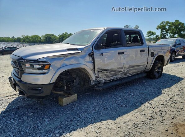1C6SRFFT1MN577509 2021 RAM 1500 Серебряный Передняя левая четверть