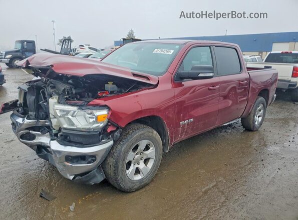 1C6SRFFT2MN565823 2021 RAM 1500 Бордовый Передняя левая четверть