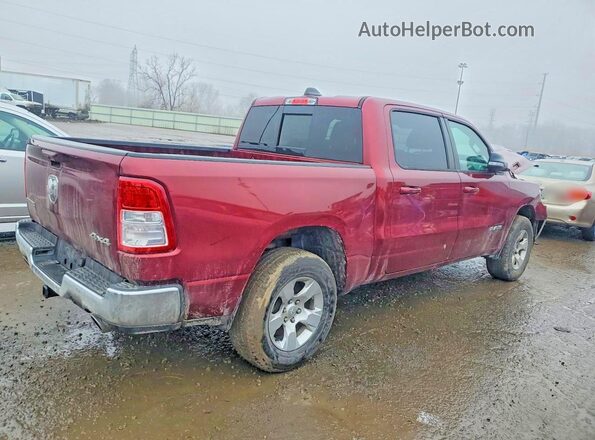 1C6SRFFT2MN565823 2021 RAM 1500 Бордовый Задняя правая четверть