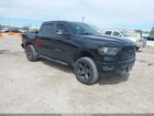 2019 Ram 1500 Big Horn/lone Star  4x4 5'7 Box Black vin: 1C6SRFFT3KN630644