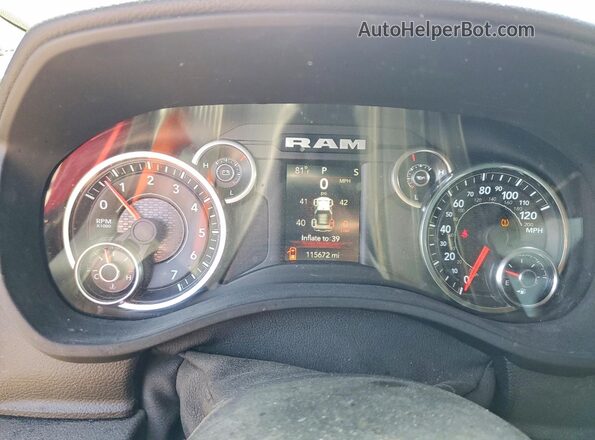 1C6SRFFT3NN129306 2022 RAM 1500 Синий Вид щитка приборов