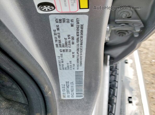 1C6SRFFT4NN221282 2022 RAM 1500 Серебряный Вид наклейки с VIN-кодом