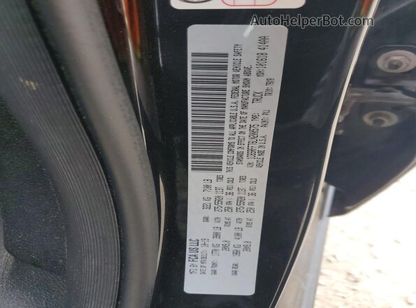 1C6SRFFT6LN200575 2020 RAM 1500 Black Widok naklejki z numerem VIN